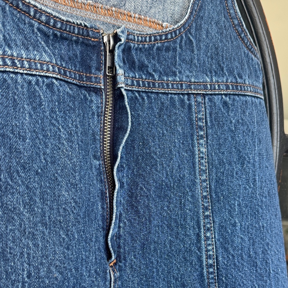 Madewell Light Blue Denim Pinafore - Picture 7 of 9